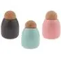 Flameer Pack 3, Kitchen Canister, Food Storage Container, Ceramic Pot Jar for Cereal Tea Sugar Serving Ball Cork Stopper 500ml