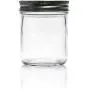 Nakpunar 6 pcs, 8 oz Mason Jars with Silver Lids for Jam, Honey, Wedding Favors, Shower Favors, Baby Foods, Canning, spices, Half Pint