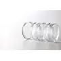1Set 5ML 0.2OZ Transparent Detachable Empty 3-Layer Connected Plastic Cream Box with Cap Face Cream Loose Powder Capsule Stud Earring Storage Holder Refillable Cosmetic Container Jar Case for Travel