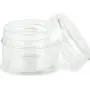 Vivaplex, 25 Klare, 20 Gramm Plastikbehälter, Kosmetikbehälter, mit Deckeln.