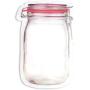 OBR KING 3PCS Sealing Food Snack Storage Bag Reusable Mason Jar Shape Zip Lock Bag (L)