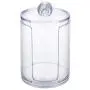 Pot à Crayons, Récipient Transparent en Acrylique, Organisateur de Maquillage pour Coton-Cépages, Pinceaux de Maquillage, Tampons de Maquillage, Blanc. Pot à Crayons, Récipient Transparent en Acrylique, Organisateur de Maquillage pour Coton-Cépages, Pinceaux de Maquillage, Tampons de Maquillage, Blanc.