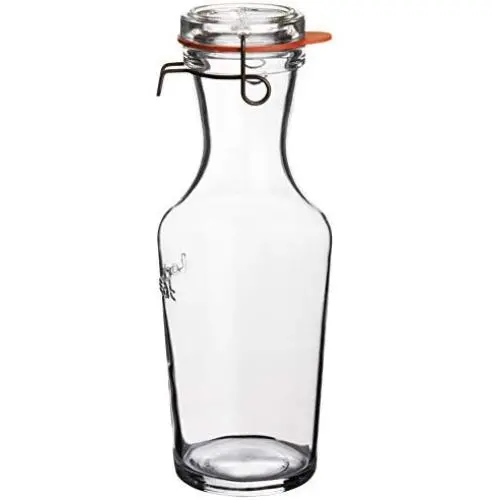 Luigi Bormioli Lock Eat Juice Jar, 34 Ounce Luigi Bormioli Lock Eat Juice Jar, 34 Ounce