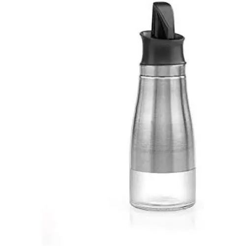 LQQGXLCondiment bottle, jar condiment storage box Oil dispenser olive oil vinegar syrup bottle dispenser stainless steel seasoning tank storage container (Color : A) LQQGXLCondiment bottle, jar condiment storage box Oil dispenser olive oil vinegar syrup bottle dispenser stainless steel seasoning tank storage container (Color : A)