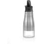 LQQGXLCondiment bottle, jar condiment storage box Oil dispenser olive oil vinegar syrup bottle dispenser stainless steel seasoning tank storage container (Color : A)