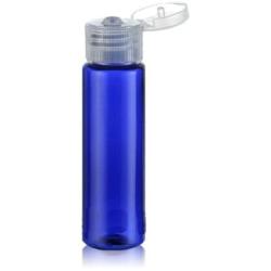 erioctry 6PCS 30ML/1Oz Empty Plastic Squeeze Bottles Essential Oil Bottle with Flip Cap Sample Travel Bottle Cosmetic Make Up Packaging Bottles Container Holder (Blue)