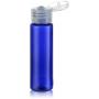 erioctry 6PCS 30ML/1Oz Empty Plastic Squeeze Bottles Essential Oil Bottle with Flip Cap Sample Travel Bottle Cosmetic Make Up Packaging Bottles Container Holder (Blue)