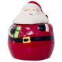 UPKOCH Cute Salt Pepper Jar Santa Claus Ceramic Container Christmas Decor Kitchenware (Santa Claus with Gift in Hand)