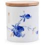 Ceramics Storage Jar, Loose Tea Tin with Airtight Lid for Tea Coffee Herb Spices Sugar and More (E)