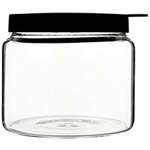 WH- Sealed Glass Jars Stored Grain Household Kitchen Tea Coffee Beans Storage Of Storing A Glass Jar (Size : 12x10.5cm)