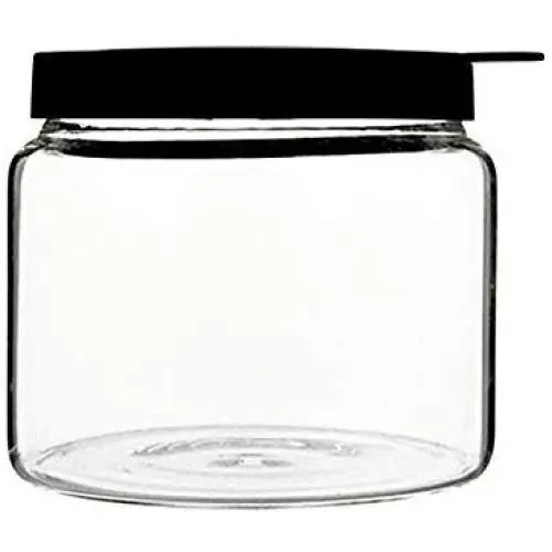 Glasbehälter mit Schraubverschluss – Ideal zum Lagern von Getreide, Tee, Kaffee und anderen Lebensmitteln. (Größe: 12x10,5cm)
