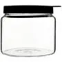 Glasbehälter mit Schraubverschluss – Ideal zum Lagern von Getreide, Tee, Kaffee und anderen Lebensmitteln. (Größe: 12x10,5cm)