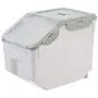 Boîte de Rangement Multifonctionnelle Invers avec Joint Hermétique pour Riz, Farine, Nourriture Sèche, Nourriture Animale et Plus (10kg, 15kg) Boîte de Rangement Multifonctionnelle Invers avec Joint Hermétique pour Riz, Farine, Nourriture Sèche, Nourriture Animale et Plus (10kg, 15kg)