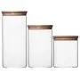 Sealed Glass Storage Jars, Kitchen Grain And Food Container 3 Pieces Sealed Glass Storage Jars, Kitchen Grain And Food Container 3 Pieces