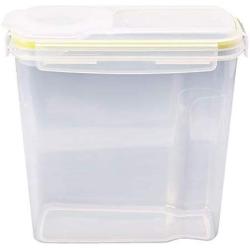 Kitchen Food Storage Jar Airtight Food Storage Plastic Kitchen Food Case Cereal Grain Bean Rice Storage Container Boxes (Size : L)