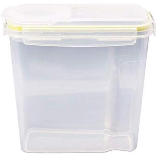 Kitchen Food Storage Jar Airtight Food Storage Plastic Kitchen Food Case Cereal Grain Bean Rice Storage Container Boxes (Size : L)