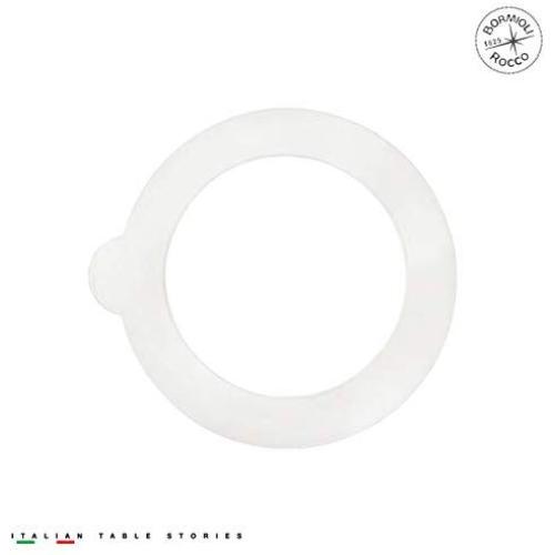 Bormioli Rocco Glass Co 6 Piece Fido Jar Replacement Gaskets, 3.25", White