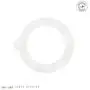 Bormioli Rocco Jar Replacement Gaskets (Set of 6): 3.5’’ Diameter Fido Jar Compatible, Food Grade Rubber, Leakproof Sealing Rings for Standard Sized Mouth Canning and Storage Containers