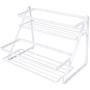 Kitchen shelf Household Double Rack Kitchen Countertop Seasoning Jar Bathroom Desktop Cosmetics Storage Rack cabinet organizer