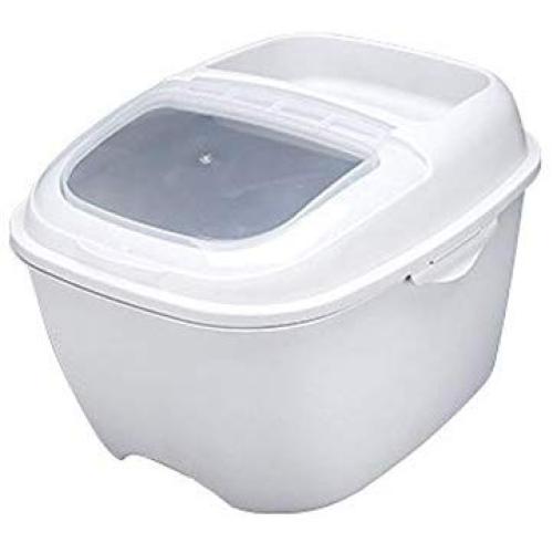 10KG Grain Storage Box Sealed Cans Household Kitchen Plastic Covered With Jar Rice Beans Bucket Grain Storage Cans,1