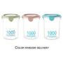 Practical Household Plastic Storage Jars Food Storage Bottle Safe Non Toxic Leakproof Sealed Kitchen Storage Box,800Ml