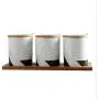Mini Spice Jars - Kreative Keramik-Würzebehälter mit elektrooptischem Stein-Set für Restaurant-Kombination