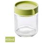 Yl Ly Glass Bottle Sealed Jar Glass Jar Storage Jar Candy Snack Seal Bottle Glass Jar Milk Powder Jar Green 400Ml