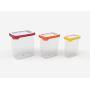 Joseph Joseph 81020 Nest Storage Tall Plastic Food Storage Containers Set with Lids Airtight Microwave Safe, 6-Piece