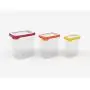Joseph Joseph 81020 Nest Storage Tall Kunststoff Lebensmittelbehälter Set mit Deckeln, Luftdicht, Mikrowellengeeignet, 6-teilig