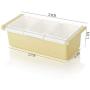 LQQGXLCondiment bottle, jar condiment storage box Spice jar Spice jar with lid food storage container spice storage box