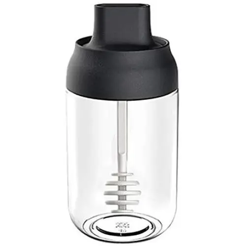 Contenants de Rangement en Verre Airpow pour Cuisine, Pots à Huile Ronds 250ml avec Couvercles, Récipients pour Épices (B_Honey rod) Contenants de Rangement en Verre Airpow pour Cuisine, Pots à Huile Ronds 250ml avec Couvercles, Récipients pour Épices (B_Honey rod)