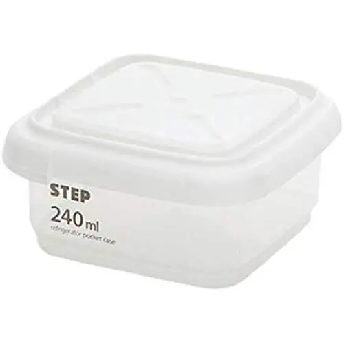 Bouteille en plastique étanche 1 pièce, boîte de rangement pour cuisine, pot transparent pour aliments, conserve fraîcheur, pot (240 ml) Bouteille en plastique étanche 1 pièce, boîte de rangement pour cuisine, pot transparent pour aliments, conserve fraîcheur, pot (240 ml)