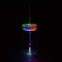Windy City Novelties LED Light Up Mason Jars with Lids & Straws 20 oz - Set of 4