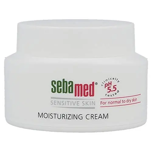Crème Visage Hydratante Sebamed pour Peaux Sensibles pH 5.5 Hypoallergénique Ultra Hydratante avec Vitamine E Recommandée par des Dermatologues 26 fl. oz (75 ml) Crème Visage Hydratante Sebamed pour Peaux Sensibles pH 5.5 Hypoallergénique Ultra Hydratante avec Vitamine E Recommandée par des Dermatologues 26 fl. oz (75 ml)