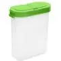 Clear Seasoning Pot Cans Spice Rack 2 Lid Condiment Bottles Pepper Shakers Box Kitchen Tools Spices Storage Jar for Cooking (Yellow)