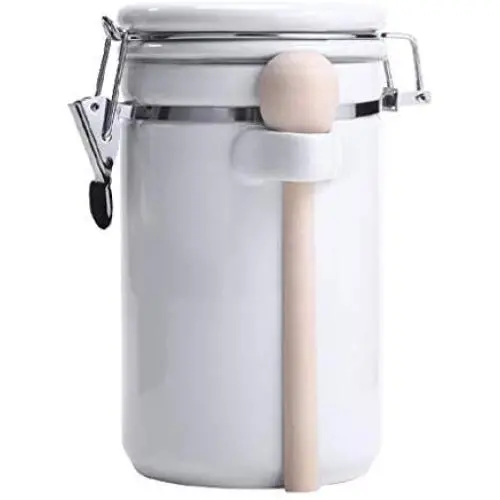 Bouteilles de Rangement Sphériques Étanches avec Couvercles – Petites Boîtes Céramiques pour Cuisine, Décor Rustique, Organisation de la Saillie, Idéales pour le Thé, les Snacks, le Sucre, le Café, les Épices – 1,5L (Couleur : Blanc) Bouteilles de Rangement Sphériques Étanches avec Couvercles – Petites Boîtes Céramiques pour Cuisine, Décor Rustique, Organisation de la Saillie, Idéales pour le Thé, les Snacks, le Sucre, le Café, les Épices – 1,5L (Couleur : Blanc)