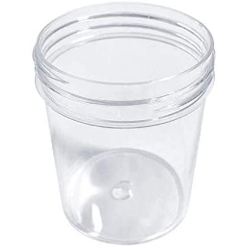 JSPOYOU Container For Playdough Slime Clay Makeup Jar Cosmetic Pot Cream Bottle Nail Box