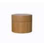 1PCS 50ml Empty Portable Eco-Friendly Bamboo Cosmetic Cream Jar Bottle Refillable Face Cream Pot Container With Bamboo lids and Inner Liners For Travel DIY Sample Eyeshadow Essential Oils