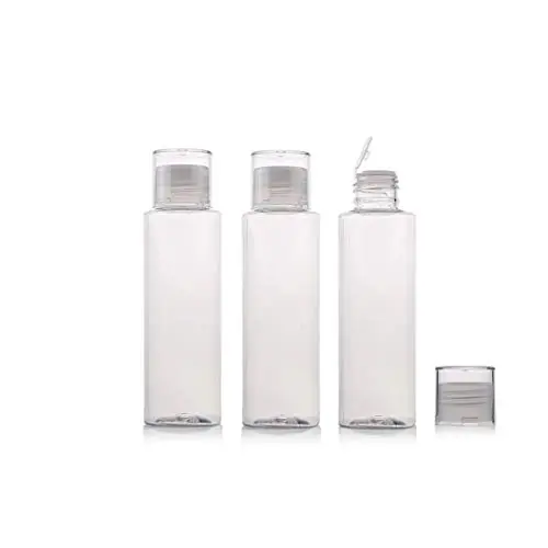 6PCS 100ml/3.4oz Empty Refillable Clear Plastic Bottle Vial Jar Cosmetic Container Travel Packaging with Orifice Reducer and Screw Lid for Lotion Emulsion Toner Essential Oil 6PCS 100ml/3.4oz Empty Refillable Clear Plastic Bottle Vial Jar Cosmetic Container Travel Packaging with Orifice Reducer and Screw Lid for Lotion Emulsion Toner Essential Oil