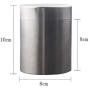 UPKOCH Stainless Steel Airtight Canister Tea Storage Jar Sugar Food Tea Coffee Candy Storage Jars Sugar Food Candy Storage Jars with Lid for Home Kitchen 400ml