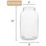 Paquet de 2 Pots en Verre de 1 Gallon avec Couvercle Plastique Étanchable, Tissu de Muslin, Bandes de Rubber - Fabriqué aux États-Unis - Large Ouverture - BPA Free - Kombucha, Kimchi, Kefir, Conserve, Thé Frais au Soleil, Fermentation, Conservation Alimen Paquet de 2 Pots en Verre de 1 Gallon avec Couvercle Plastique Étanchable, Tissu de Muslin, Bandes de Rubber - Fabriqué aux États-Unis - Large Ouverture - BPA Free - Kombucha, Kimchi, Kefir, Conserve, Thé Frais au Soleil, Fermentation, Conservation Alimen