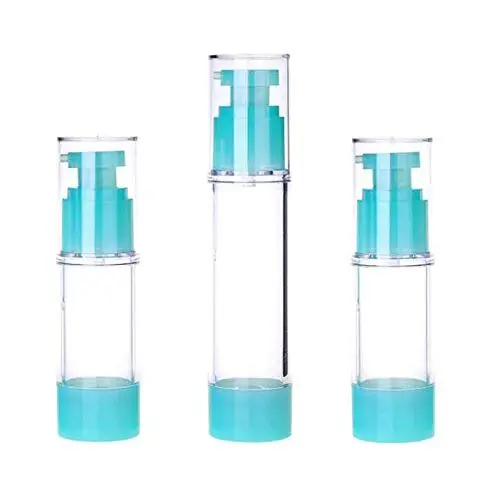 ​3PCS BPA Free Green ​Airless Pump Vacuum Bottles Atomizers ​Packaging ​​ Container Jar Pot For Makeup Liquid Emulsion ​Lotion​ Essential Oil​ Cosmetic Essence​(50ml / 1.7oz)