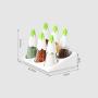 DUDDP Storage Spice lar set Spice Rack spice jars containers +6 Spice Boxes storage boxes seasoning tins rack,Rotating Seasoning Set for Kitchen/Restaurant, etc.