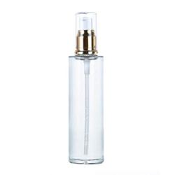 1Pcs Empty Refillable Clear Glass Cosmetic Lotion Pump Bottle Make Press Bottle Vial Jars For Storing Cream Lotion Shower Gel Essential Oil Shampoo(50ml/1.7oz)