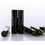 6PCS 5ml Upscale Glass Roll-on Bottles with Lid and Stainless Steel Roller Ball Empty Refillable Essential Oil Perfume liquids Roller Bottles Vial Portable Container Pot Jar (black)