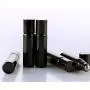 6 Stück 5ml Hochwertige Glas Roll-on Flaschen mit Verschluss und Edelstahl-Walzenkugel Leere Refillbare Duftöls-, Parfümsprays-, Flüssigkeitsbehälter, Tragbarer Jar (Schwarz)