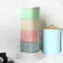 Ensemble de Boîte d'Assaisonnement en Paille de Blé Rotative 4 Couches, Rangement de Pots d'Assaisonnement Ménager, Accessoires de Cuisine Ensemble de Boîte d'Assaisonnement en Paille de Blé Rotative 4 Couches, Rangement de Pots d'Assaisonnement Ménager, Accessoires de Cuisine