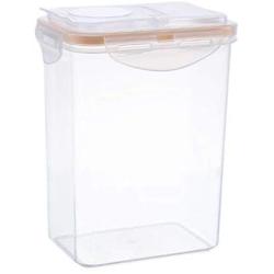 Poniu Plastic Storage Case Preservation Box Sealed Grain Storage Tank Kitchen Supplies Dry Dried Food Container (L)