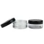 Bouteilles Rondes Transparentes 5G/5ML avec Caps Noirs pour Perles, Pierres Précieuses, Brillant, Charms, Petits Articles de Loisirs Créatifs – BPA Free (Quantité : 200pcs) Bouteilles Rondes Transparentes 5G/5ML avec Caps Noirs pour Perles, Pierres Précieuses, Brillant, Charms, Petits Articles de Loisirs Créatifs – BPA Free (Quantité : 200pcs)