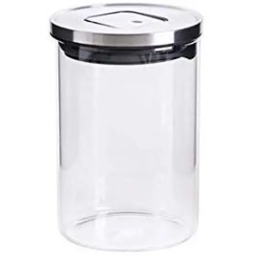 Glasbehälter Yl Ly aus Borosilikatglas, versiegelt, für Küche, Marmelade, Nussbehälter, Süßigkeitenbehälter, Getreidebehälter, mittelgroß, 800 ml